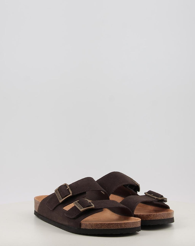 Sandálias SKECHERS RELAXED FIT: AIDAN - LEELAN 205296 castanho