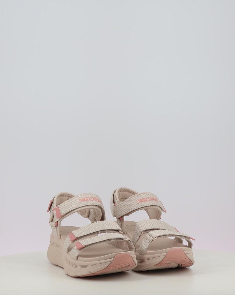 Sandálias SKECHERS D'LUX WALKER SANDAL - SEA-SCAPE 119826 taupe