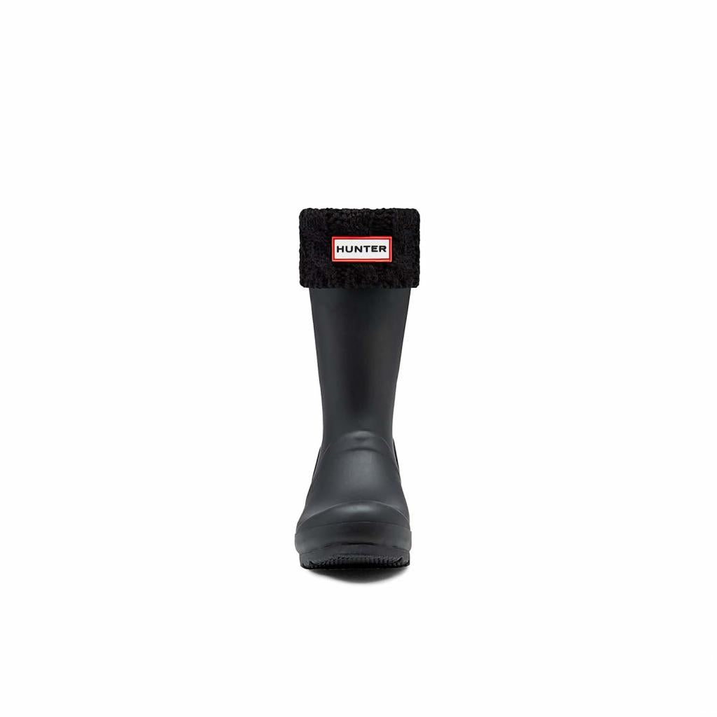 Calcetines HUNTER KIDS 6 STITCH CABLE negro