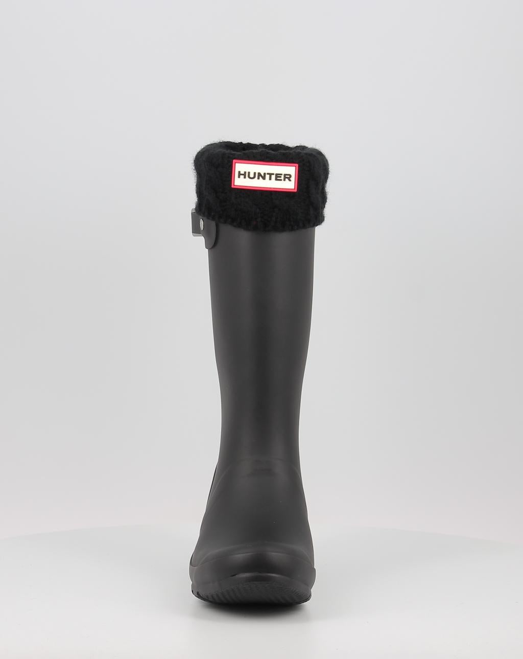 Calcetines HUNTER KIDS 6 STITCH CABLE negro