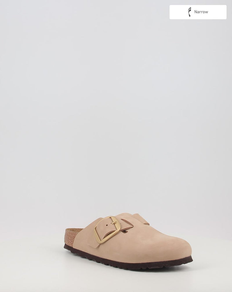 Tamancos BIRKENSTOCK Boston Big Buckle LENB Sandcastle areia