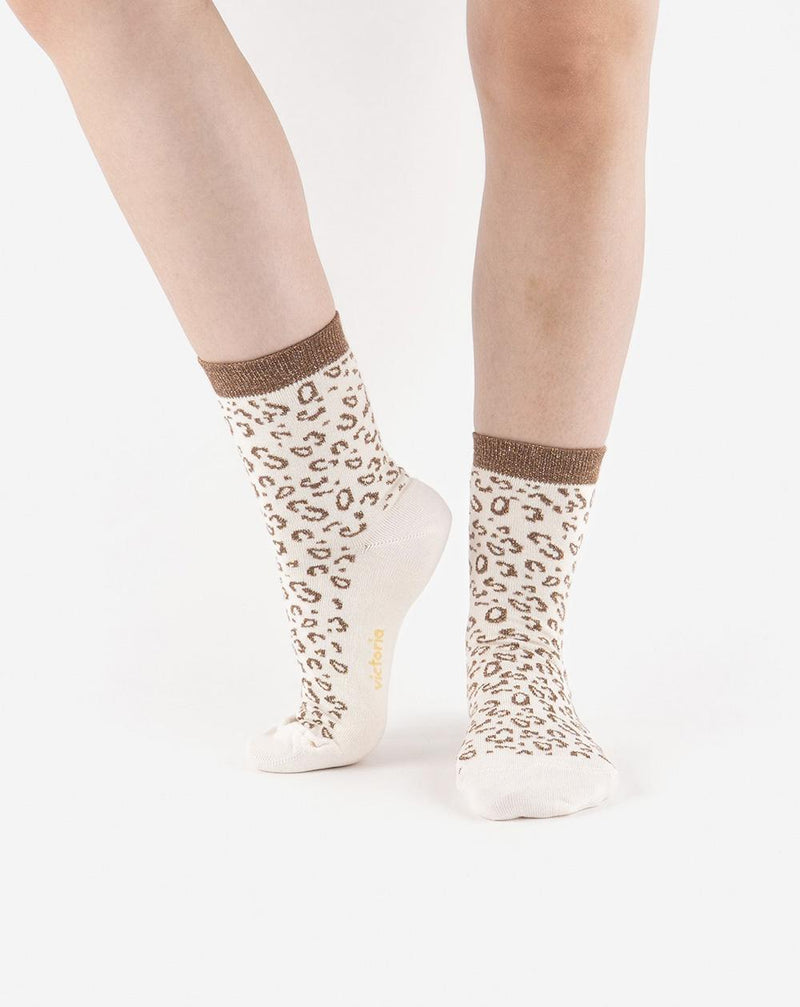 Meias VICTORIA 9226038 taupe